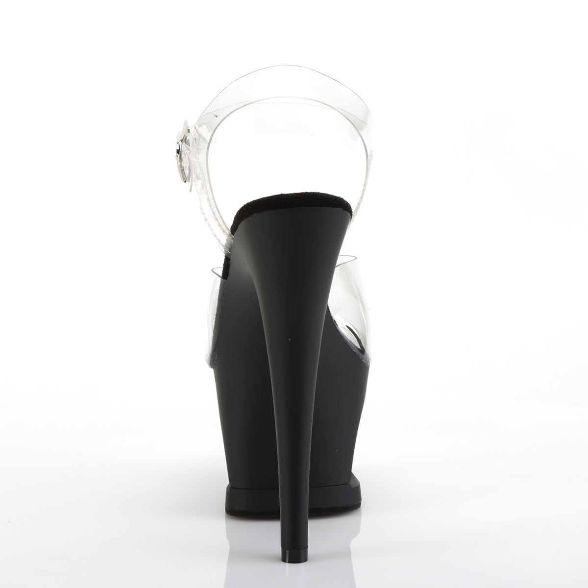Pleaser Sandales pour femmes MOON-708 CLR / BLK MATTE