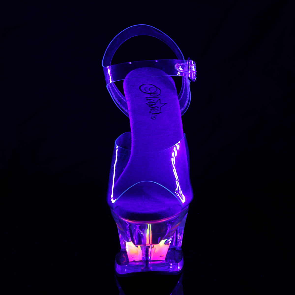 Pleaser Sandales pour femmes MOON-708flm CLR / CLR-Ombre