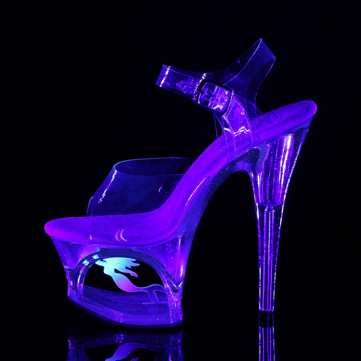 Pleaser Sandales pour femmes MOON-708mer CLR / CLR