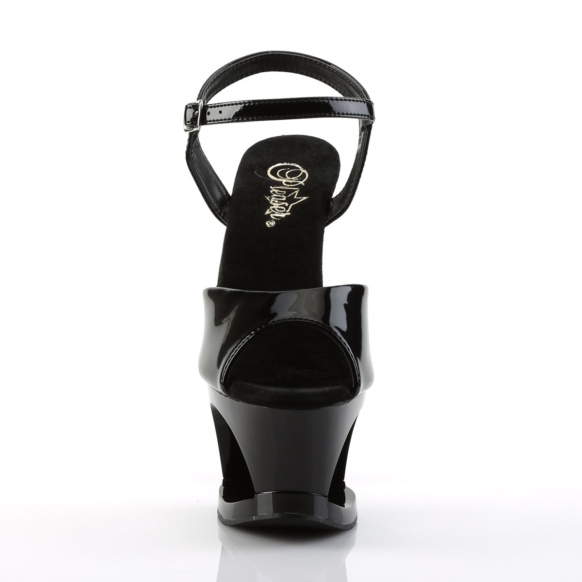 Pleaser Sandales pour femmes MOON-709 blk / blk