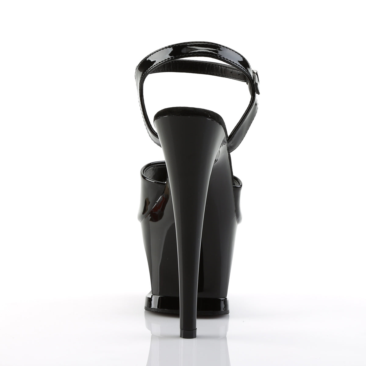 Pleaser Sandales pour femmes MOON-709 blk / blk