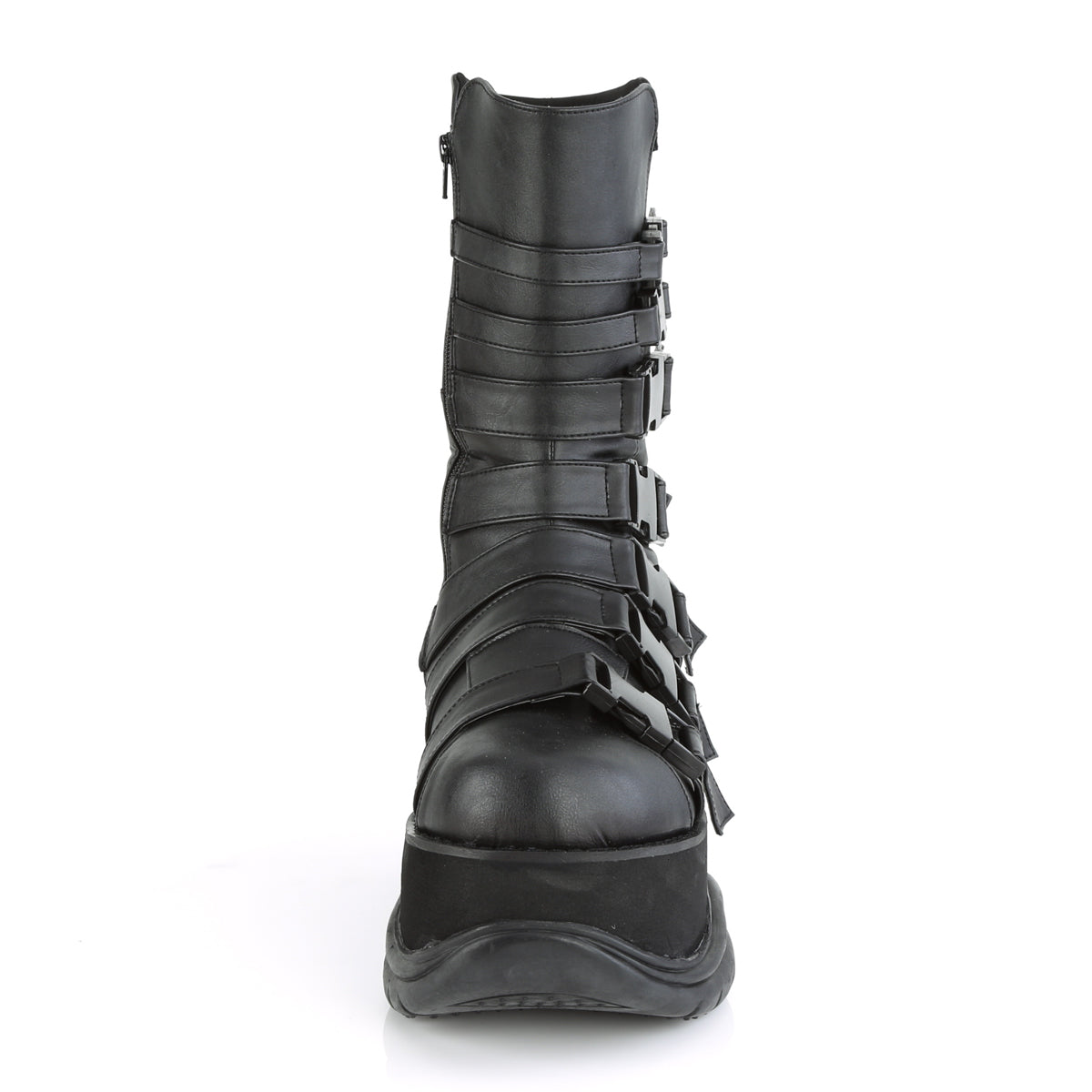 DemoniaCult Bottes pour hommes NEPTUNE-210 Cuir végétalien BLK