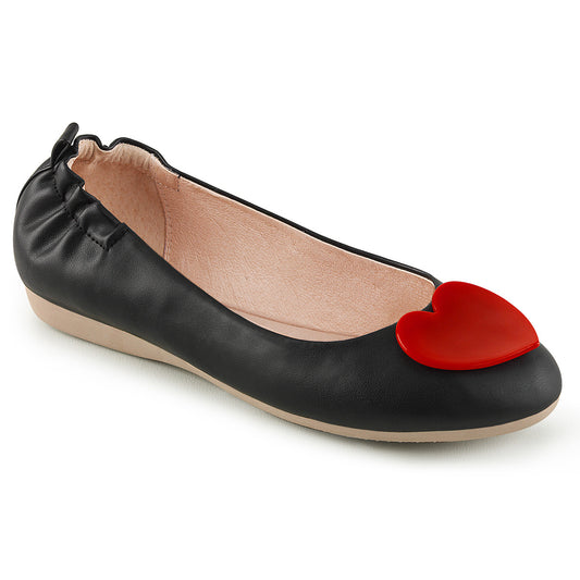 Pin Up Couture Pompes pour femmes OLIVE-05 Cuir Faux Blk