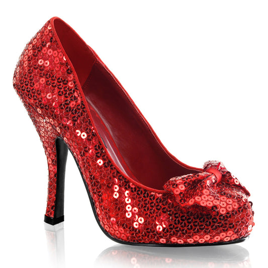 Funtasma Pompes pour femmes OZ-06 paillettes rouges