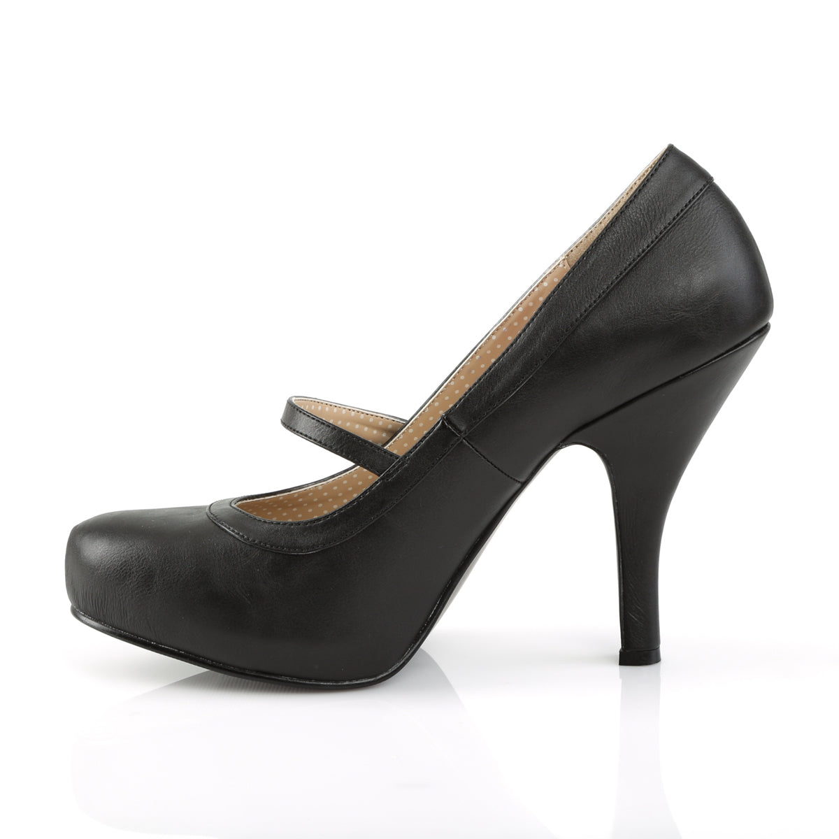 Pleaser Pink Label Pompes pour femmes PINUP-01 Cuir en faux BLK
