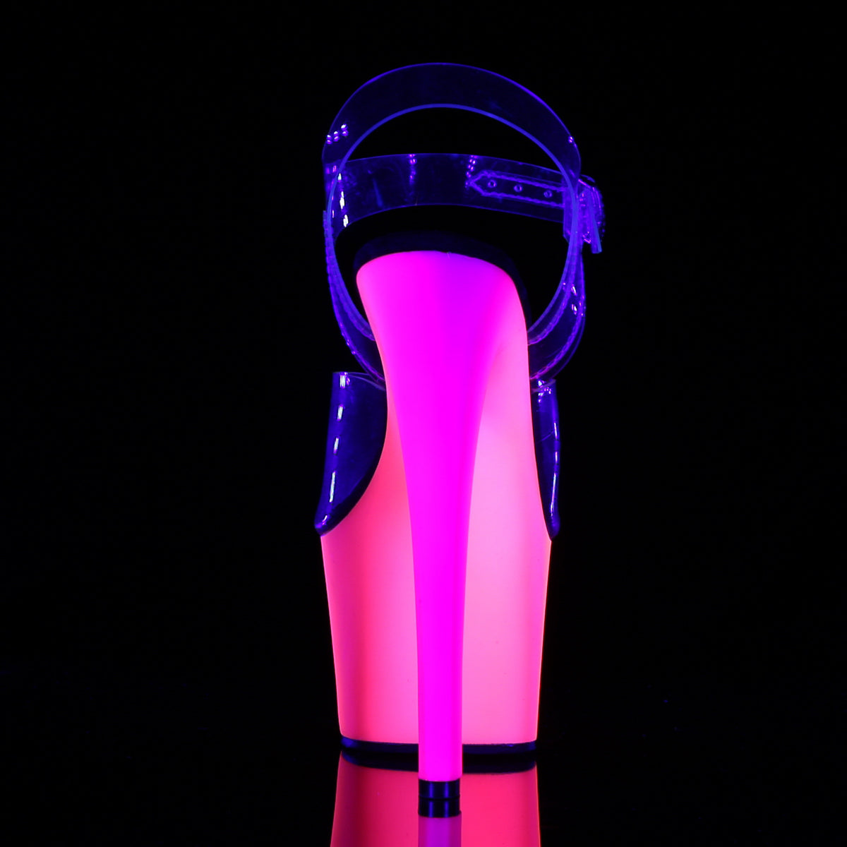 Pleaser Sandales pour femmes RAINBOW-308UV CLR / NEON MULTI