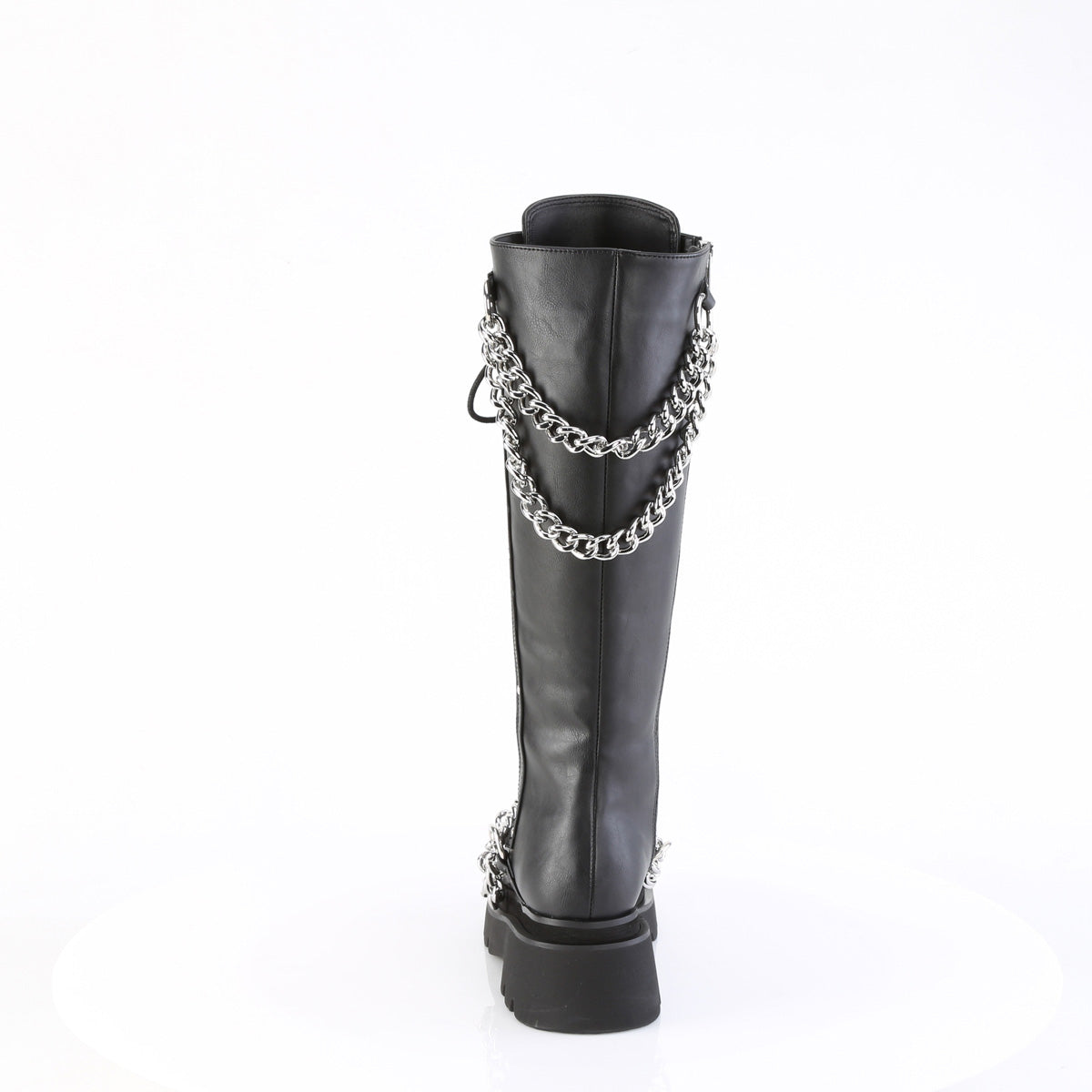 DemoniaCult RENEGADE-215 Blk Vegan Leather