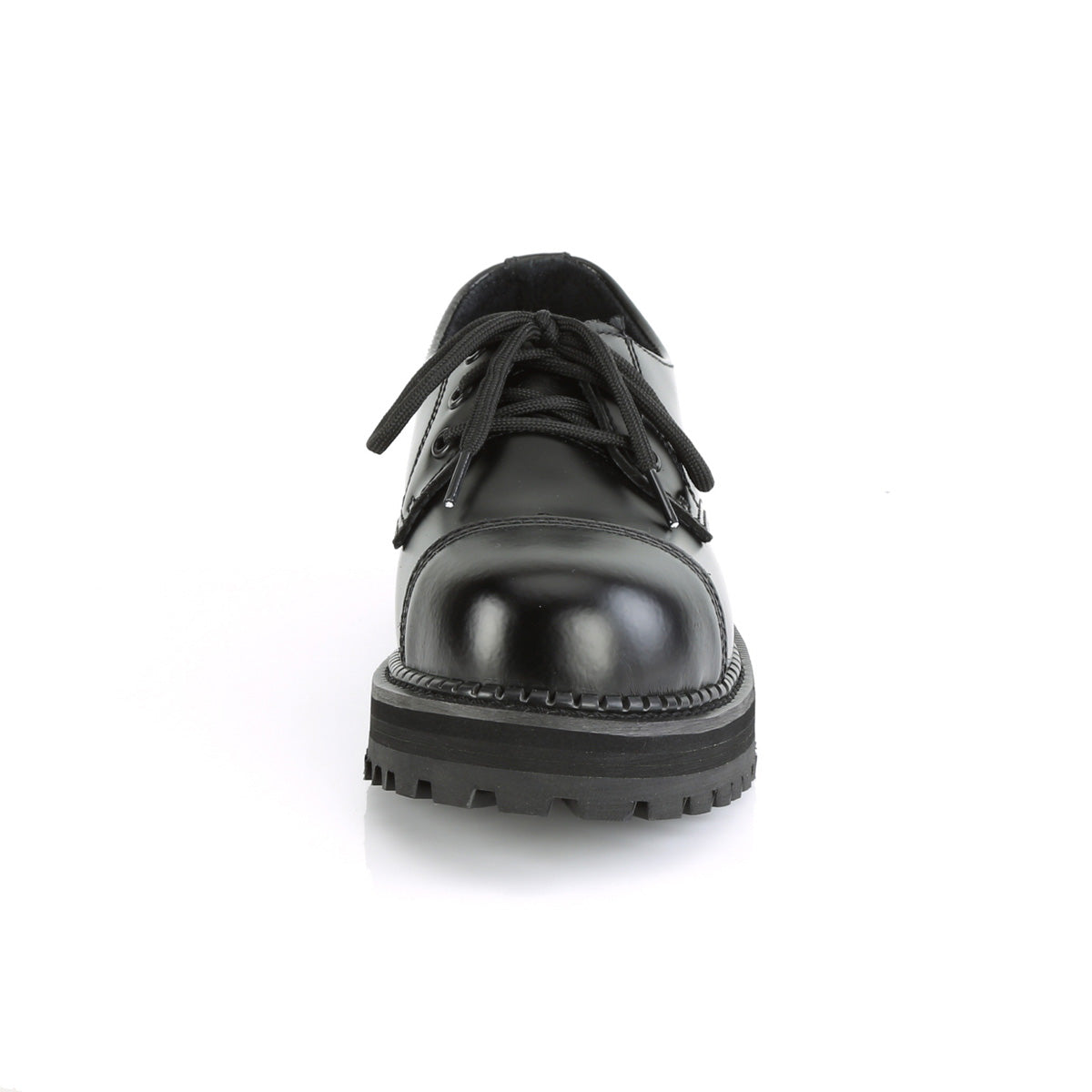DemoniaCult Bottes pour hommes RIOT-03 Cuir Blk