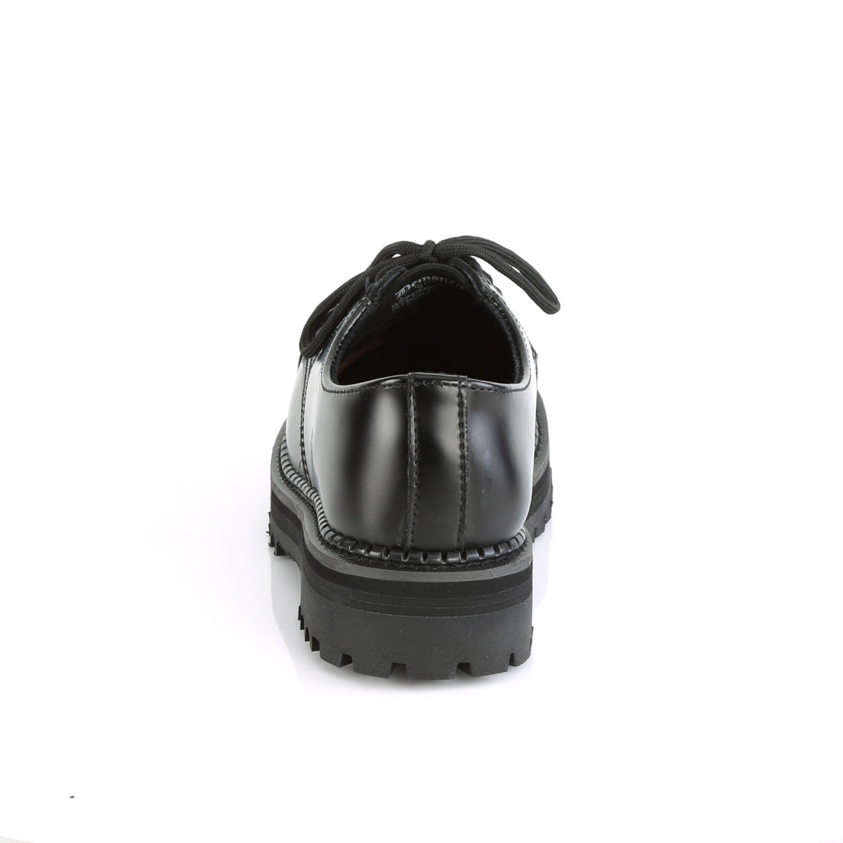 DemoniaCult Bottes pour hommes RIOT-03 Cuir Blk