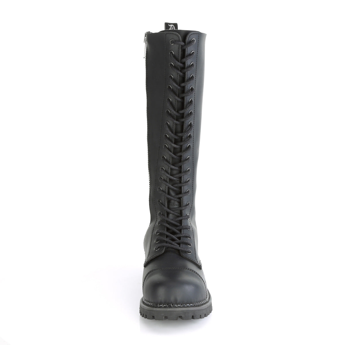 DemoniaCult Bottes pour hommes RIOT-20 Cuir végétalien BLK
