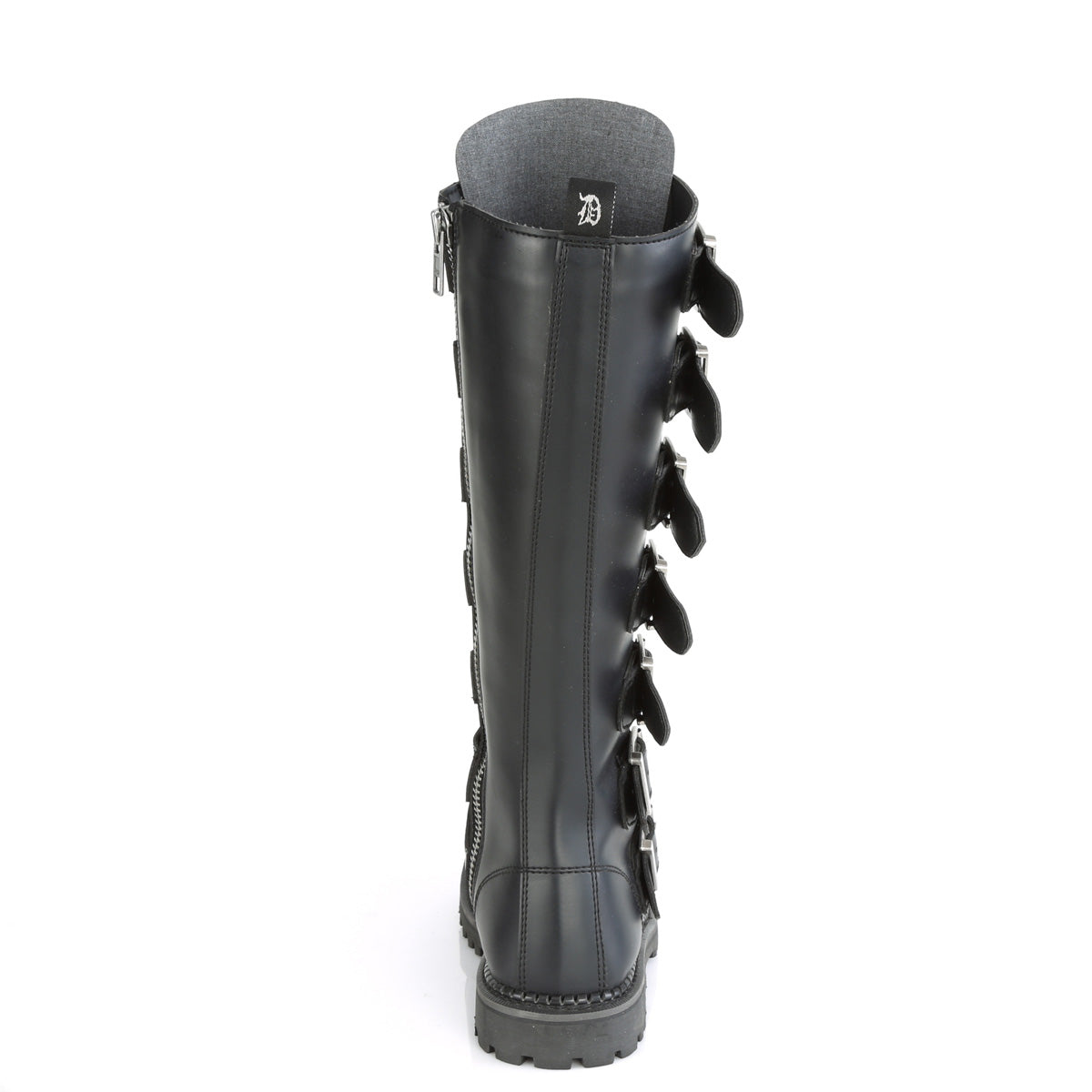 DemoniaCult Mens Boots RIOT-21MP Blk Vegan Leather