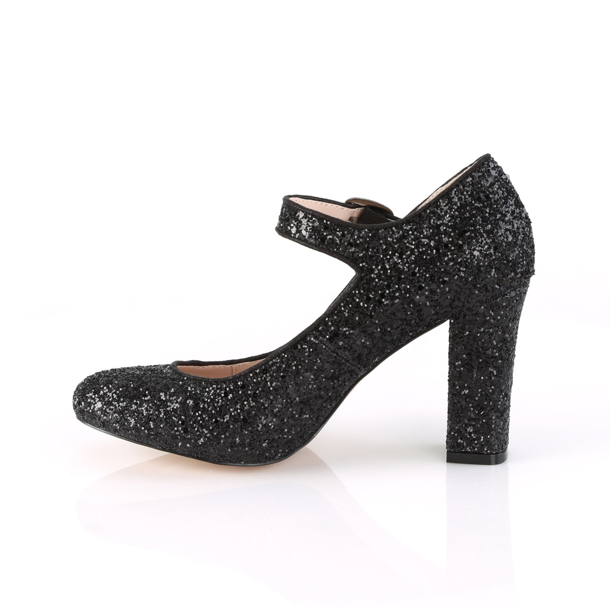 Fabulicious Pompes pour femmes SABRINA-07 blk paillettes