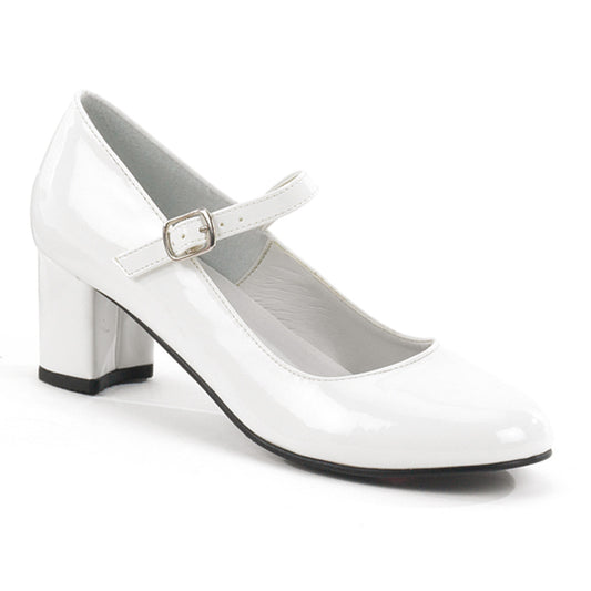 Funtasma Pompes pour femmes Schoolgirl-50 wht pat