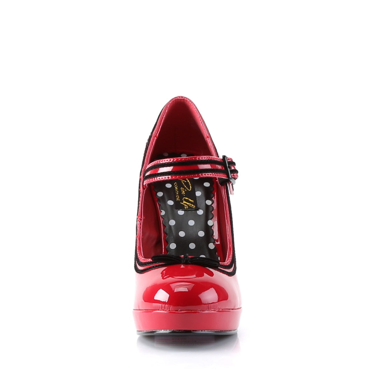 Pin Up Couture Pompes pour femmes SECRET-15 tape rouge