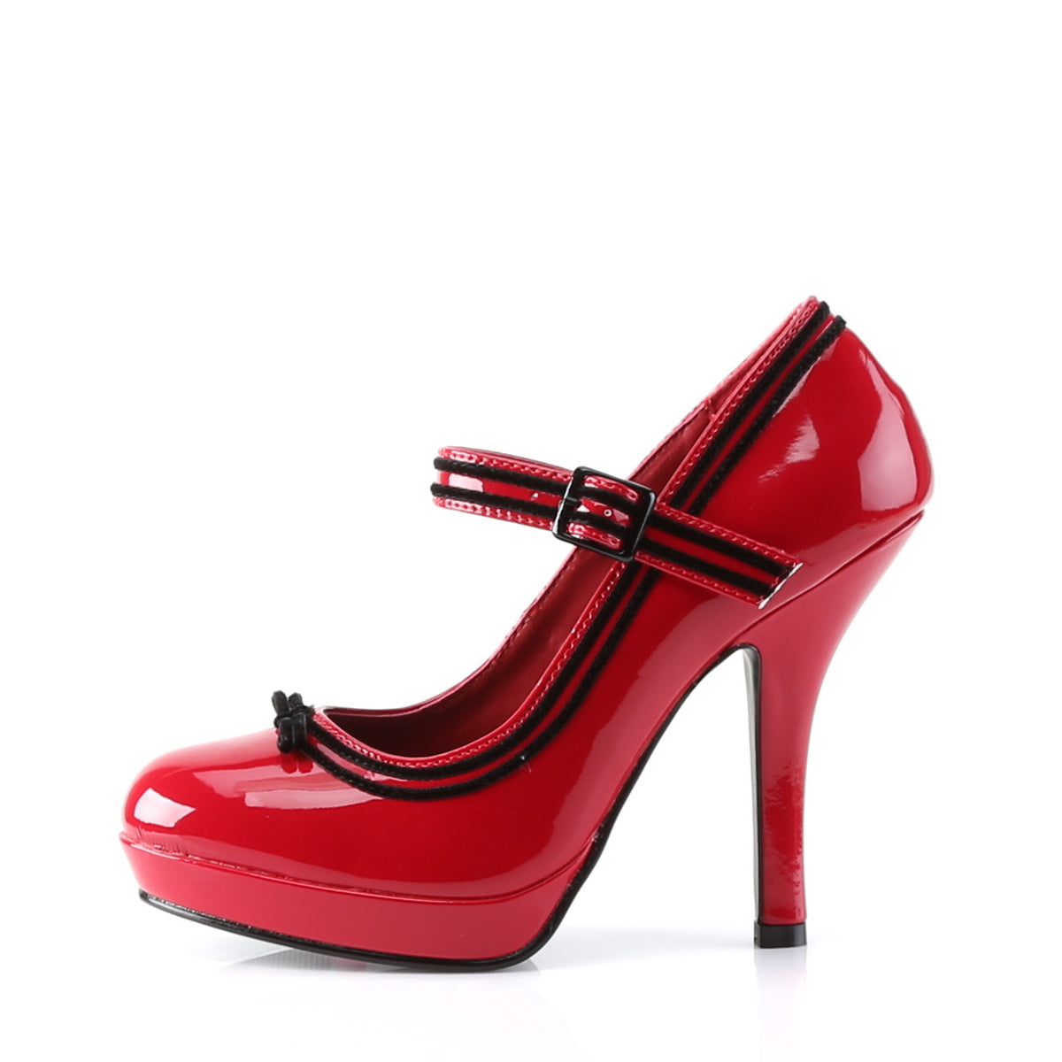 Pin Up Couture Pompes pour femmes SECRET-15 tape rouge
