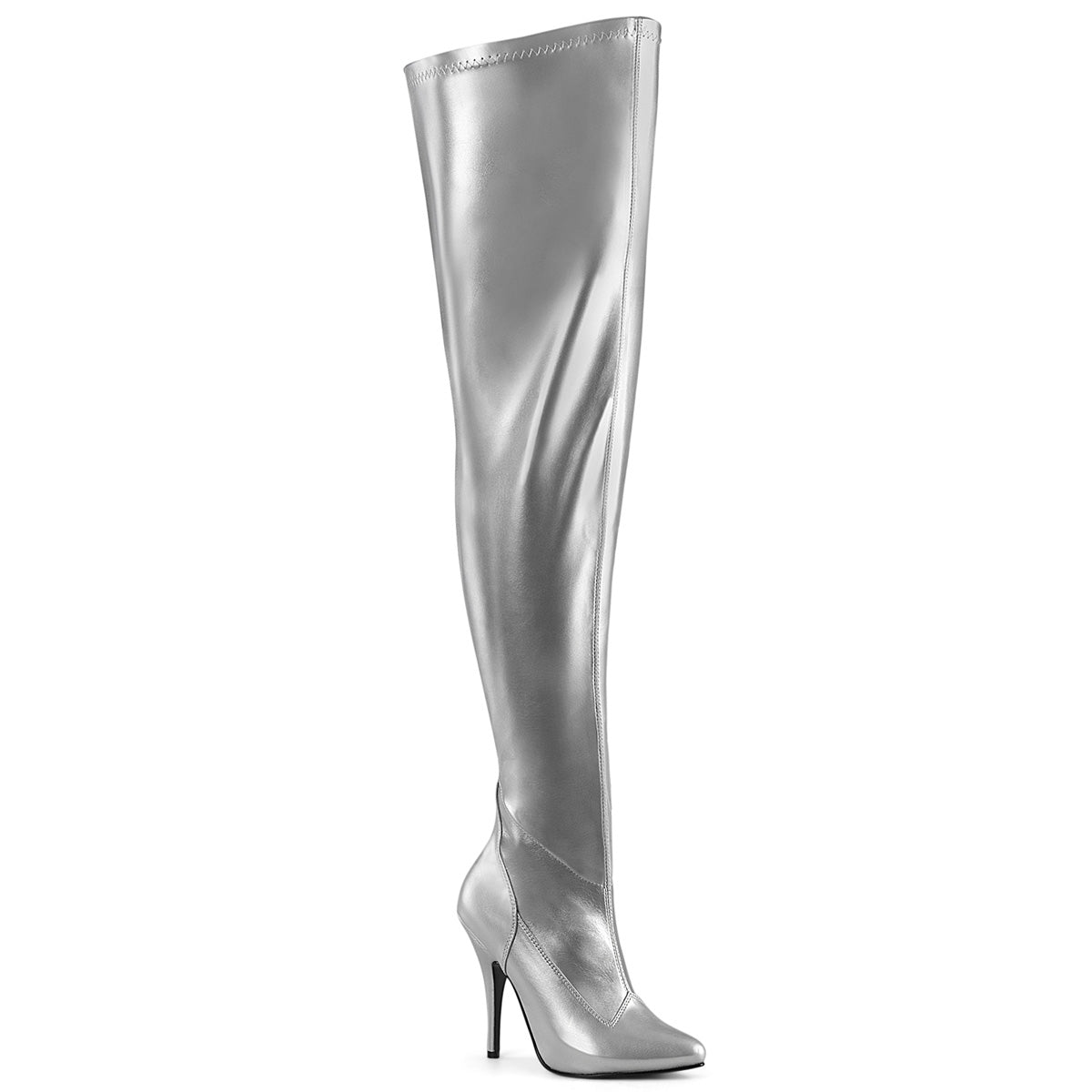 Pleaser SEDUCE-3000wc slv str métallique pu
