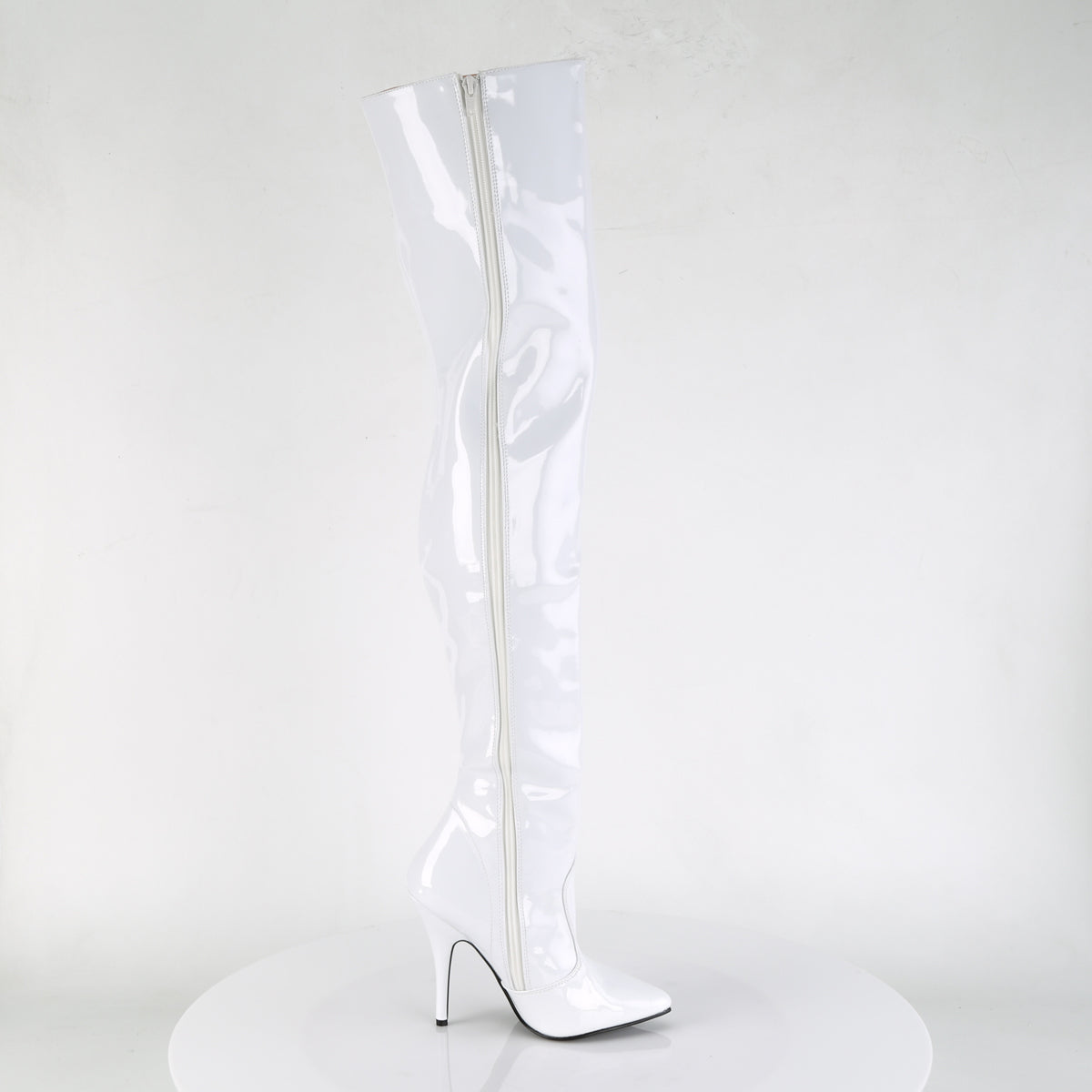 Pleaser Bottes pour femmes SEDUCE-3010 wht pat