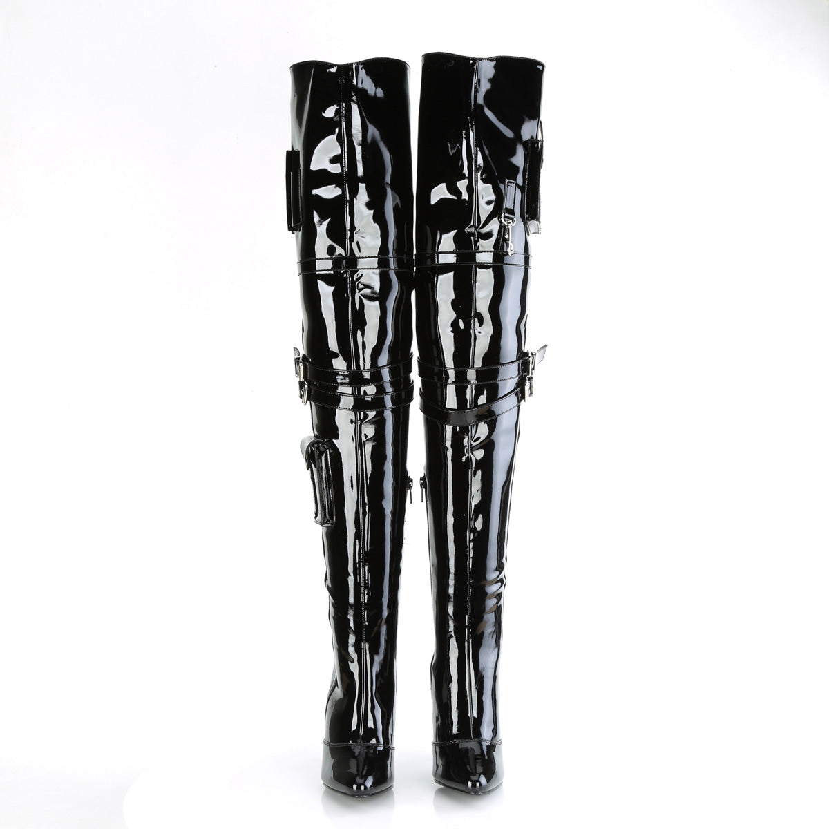 Pleaser Boots SEDUCE-3019 Blk Pat
