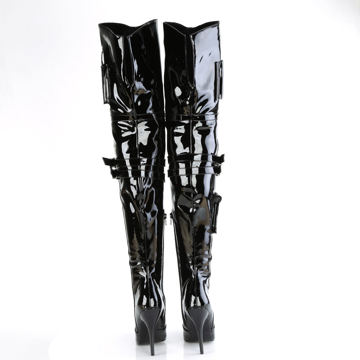 Pleaser Boots SEDUCE-3019 Blk Pat
