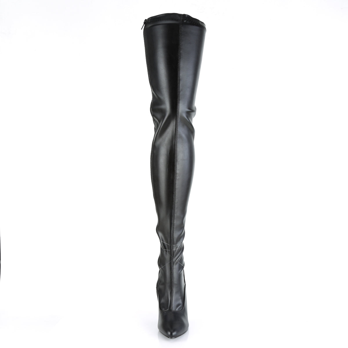 Pleaser Bottes pour femmes SEDUCE-3063 BLK STOR FAUX CUIR