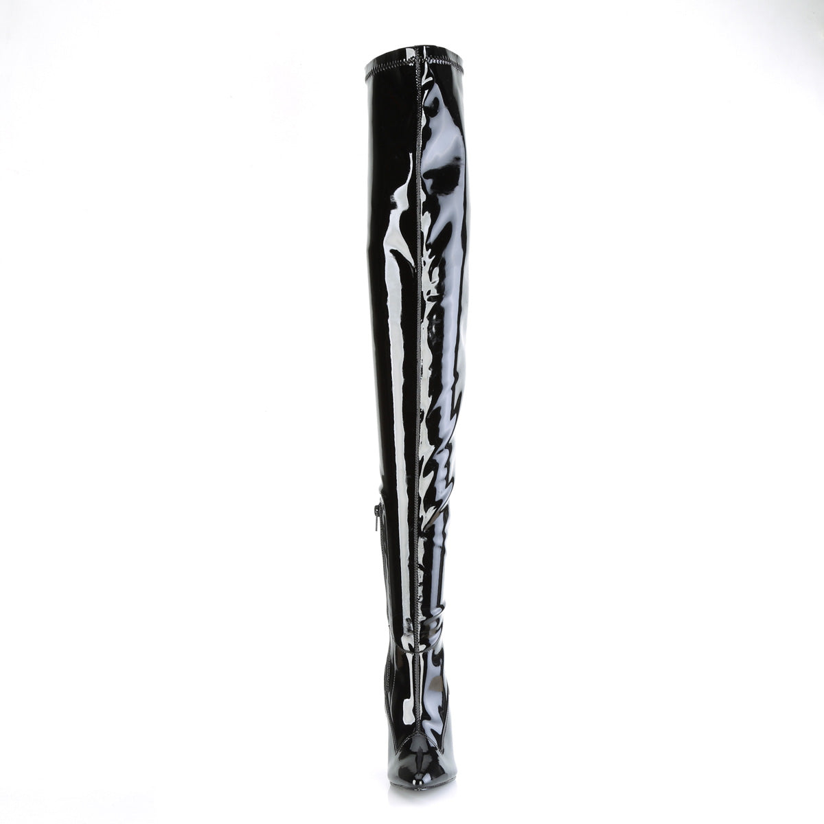 Pleaser Women's Single Sole Shoes SEDUCE-4000SLT Blk Str Pat