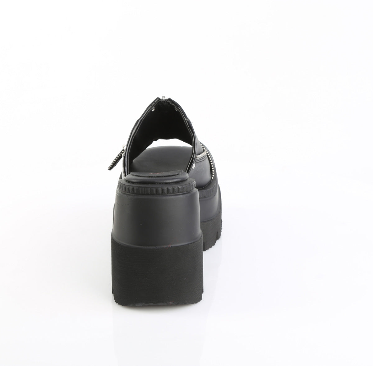 DemoniaCult Women's Sandals SHAKER-07 Blk Vegan Leather