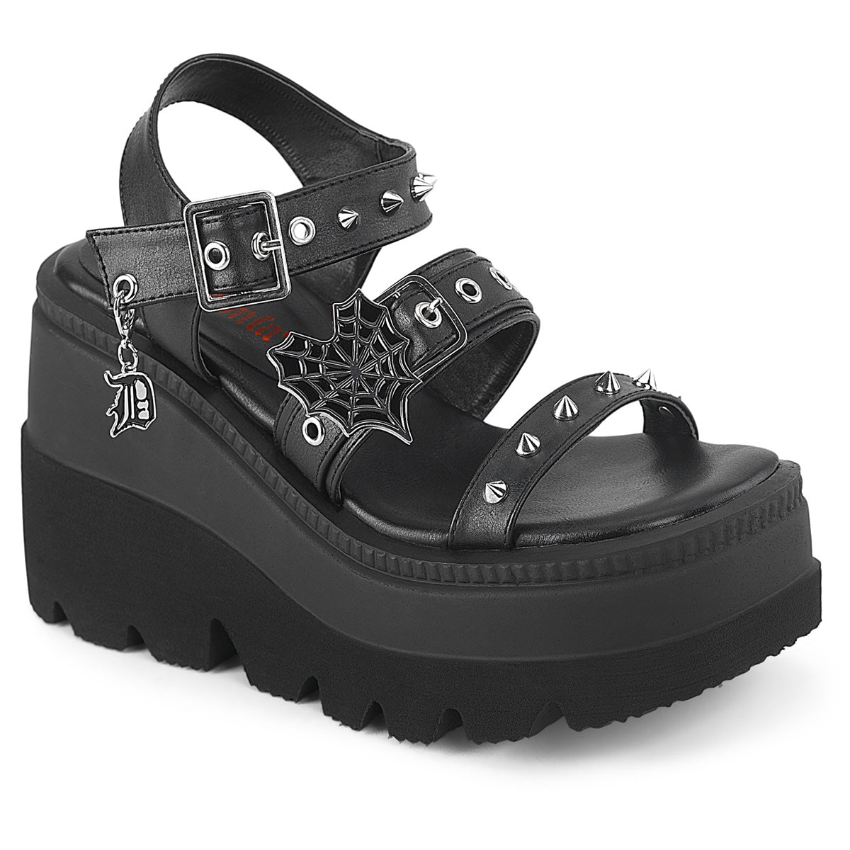 DemoniaCult SHAKER-13 Blk Vegan Leather