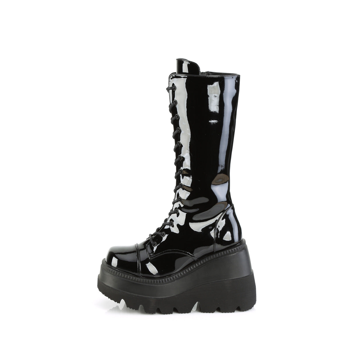 DemoniaCult Boots SHAKER-72 Blk Patent