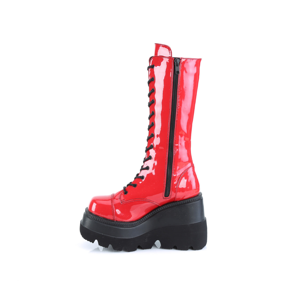 DemoniaCult Bottes SHAKER-72 brevet rouge