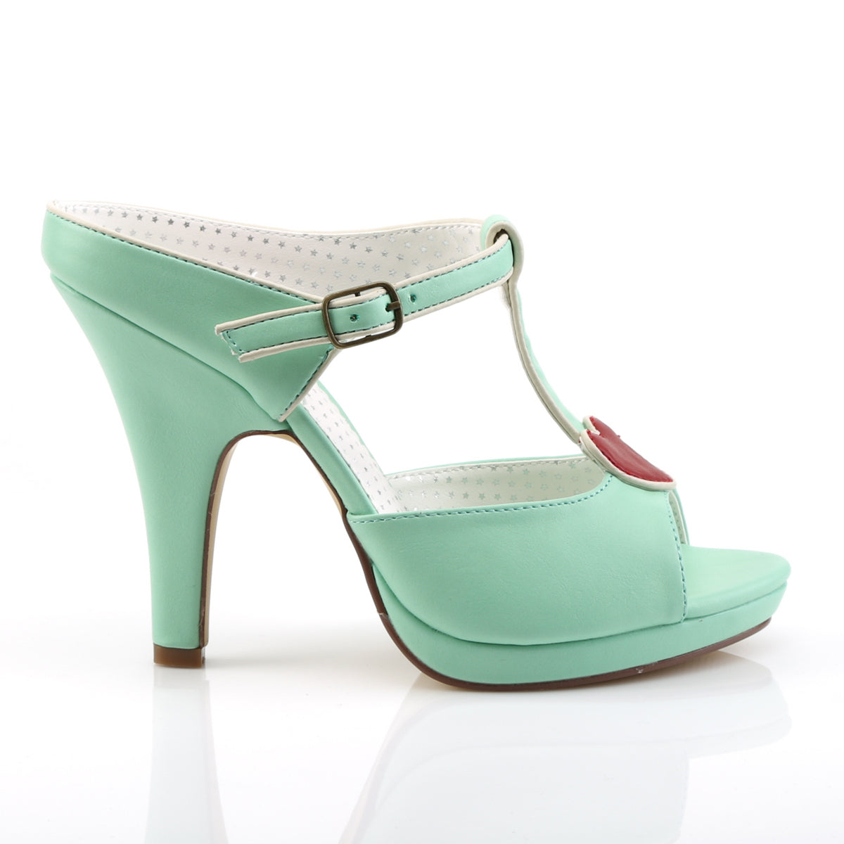Pin Up Couture Pompes pour femmes SIREN-09 cuir fausse menthe
