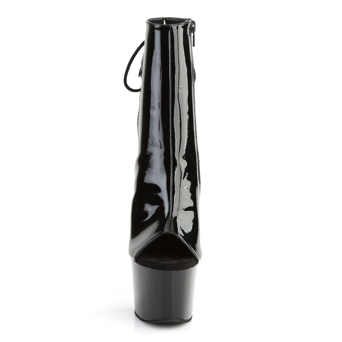 Pleaser Bottines pour femmes SKY-1018 BLK PAT / BLK
