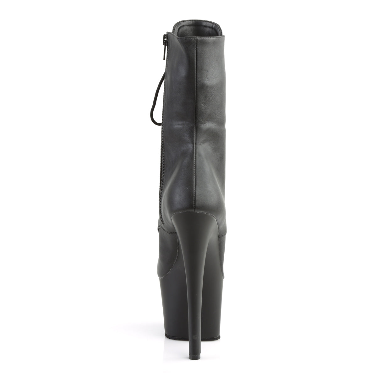 Pleaser Bottines pour femmes SKY-1020 Blk Faux Cuir / Blk Matte