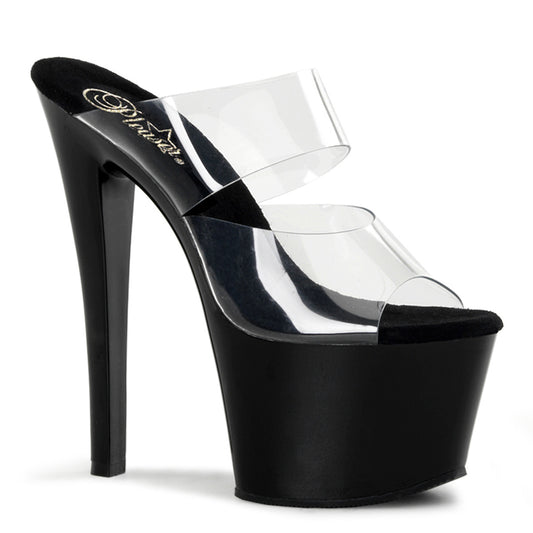 Pleaser Sandales pour femmes SKY-302 CLR / BLK