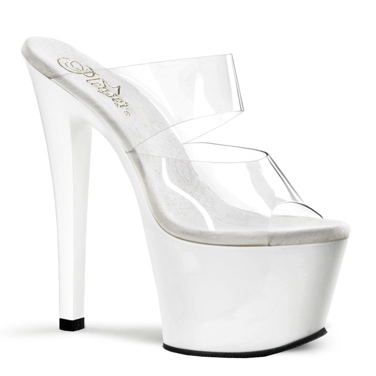 Pleaser Sandales pour femmes SKY-302 CLR / WHT