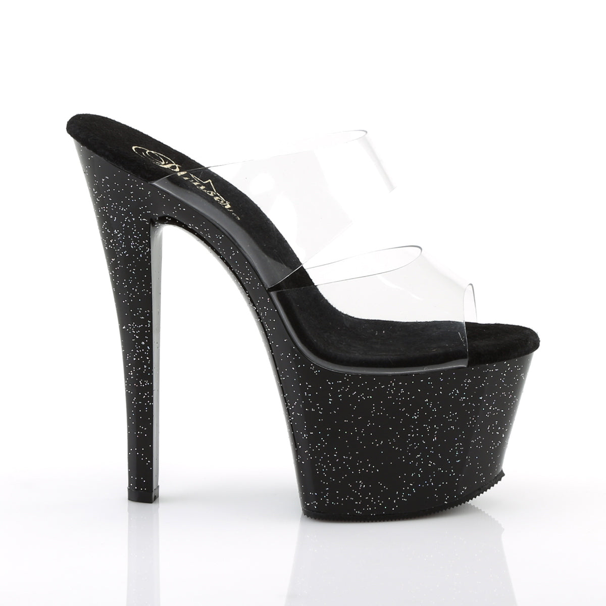 Pleaser Sandales pour femmes SKY-302mg CLR / BLK