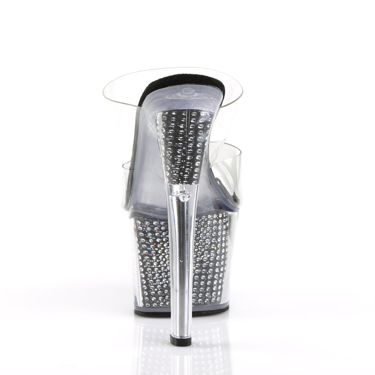 Pleaser Sandales pour femmes SKY-302SRS CLR / BLK SRS