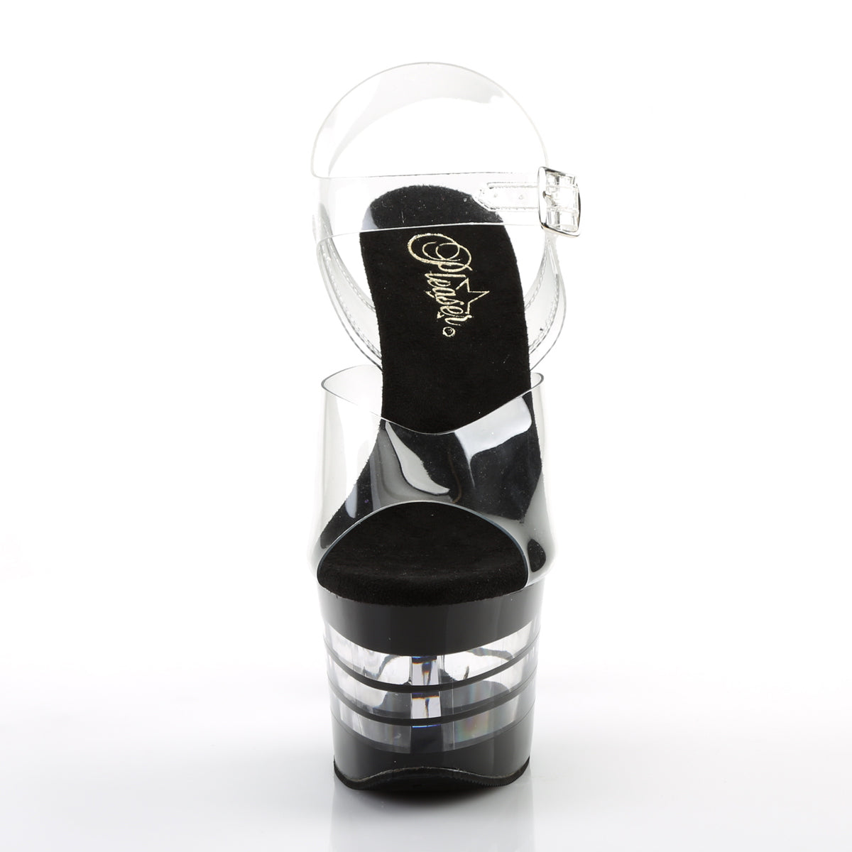 Pleaser Sandales pour femmes SKY-308ln clr / blk