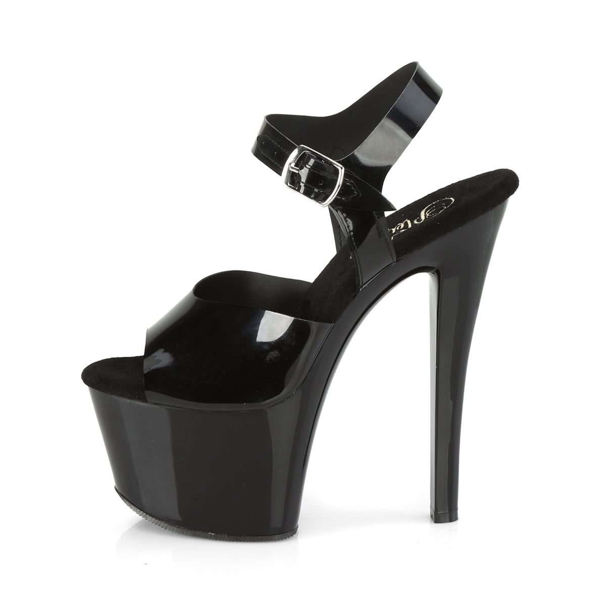 Pleaser Sandales pour femmes SKY-308n BLK (gelée) TPU / BLK