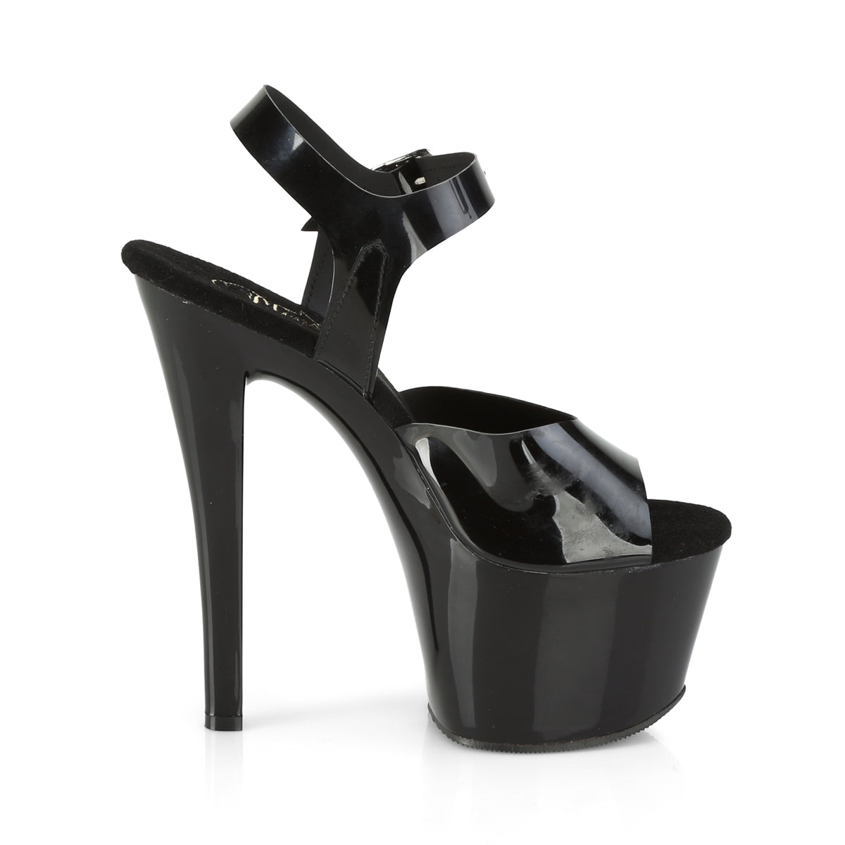 Pleaser Sandales pour femmes SKY-308n BLK (gelée) TPU / BLK