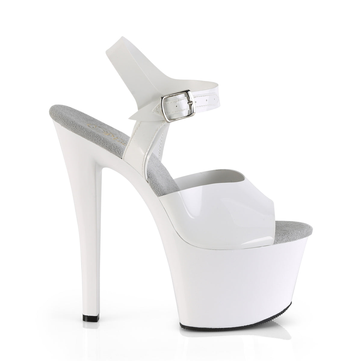 Pleaser Sandales pour femmes SKY-308n wht (gelée) TPU / WHT