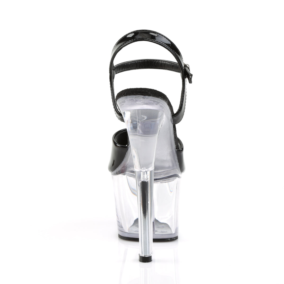 Pleaser Sandales pour femmes SKY-309 BLK PAT / CLR