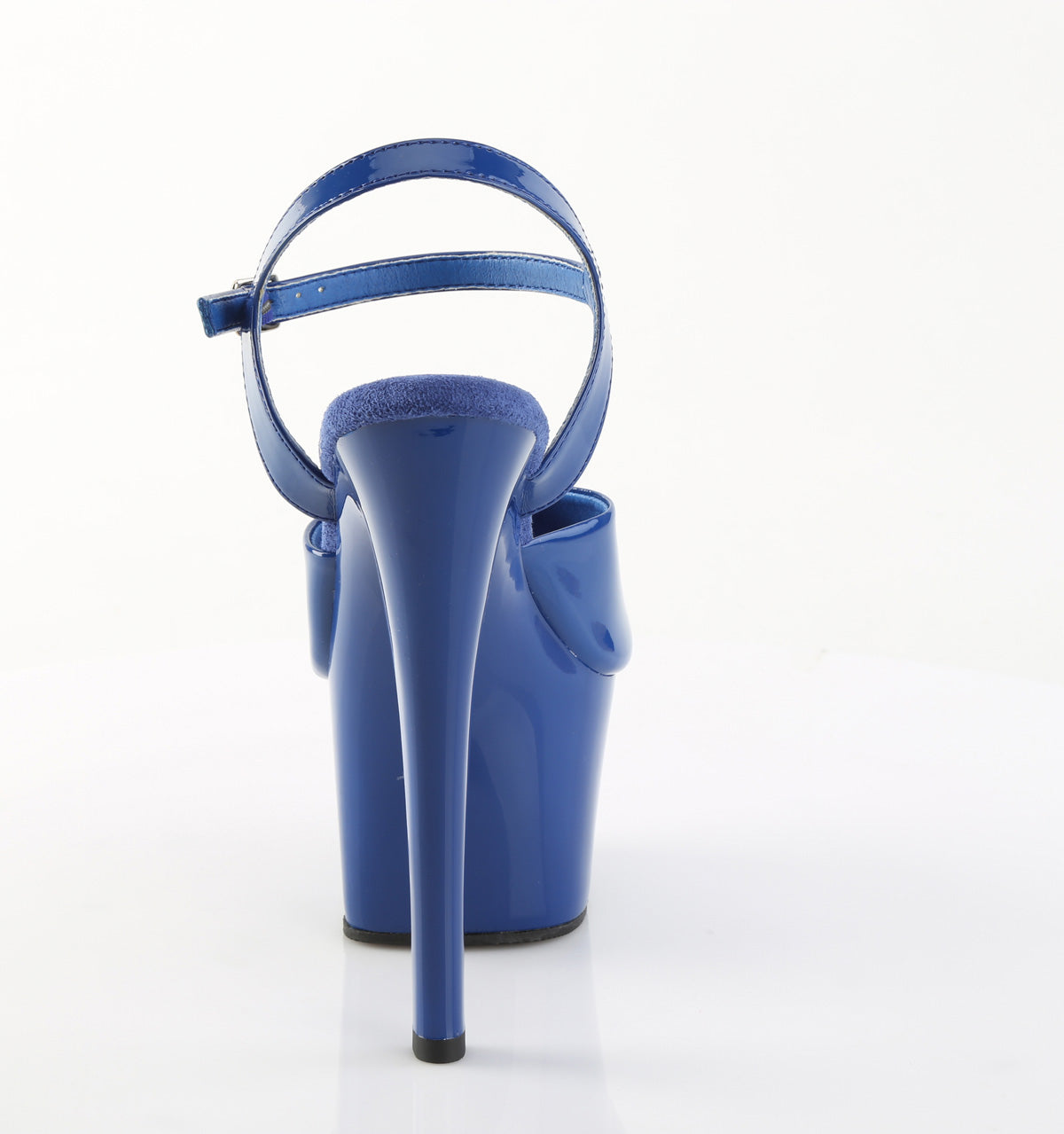 Pleaser Women's Platform Shoes SKY-309 Royal Blue Pat/Royal Blue