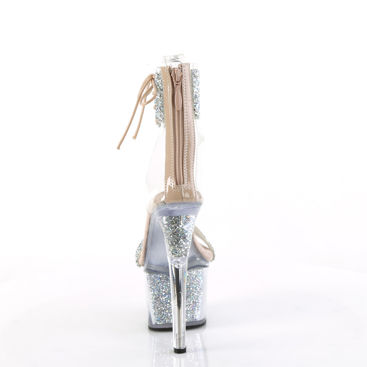 Pleaser SKY-327RSI Slv Multi RS-Nude/Slv RS