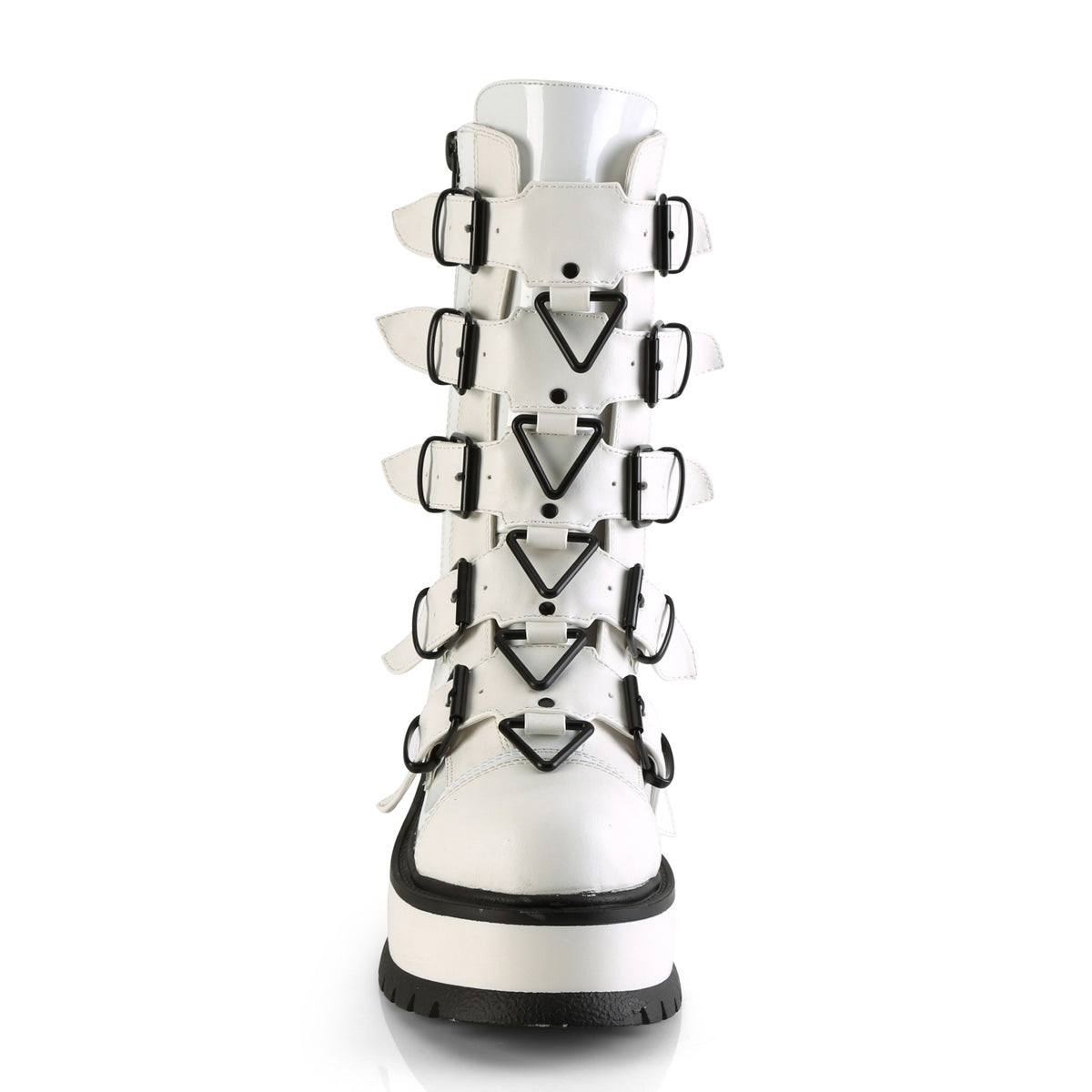 DemoniaCult Bottes SLACKER-160 wht pat