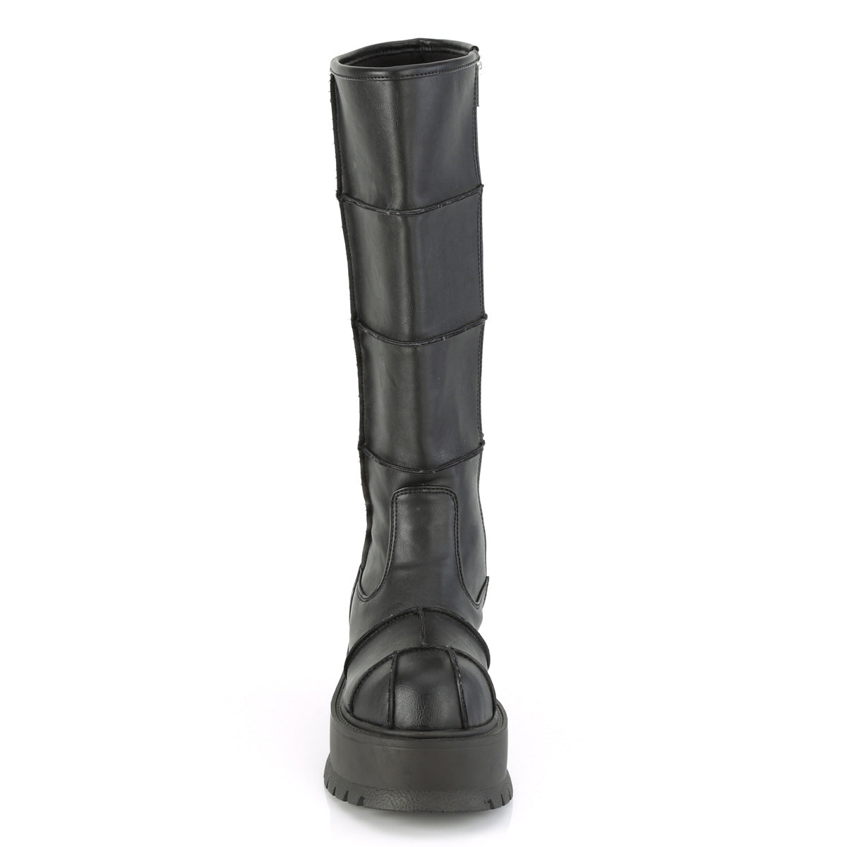 DemoniaCult Bottes de femmes SLACKER-230 Cuir végétalien BLK