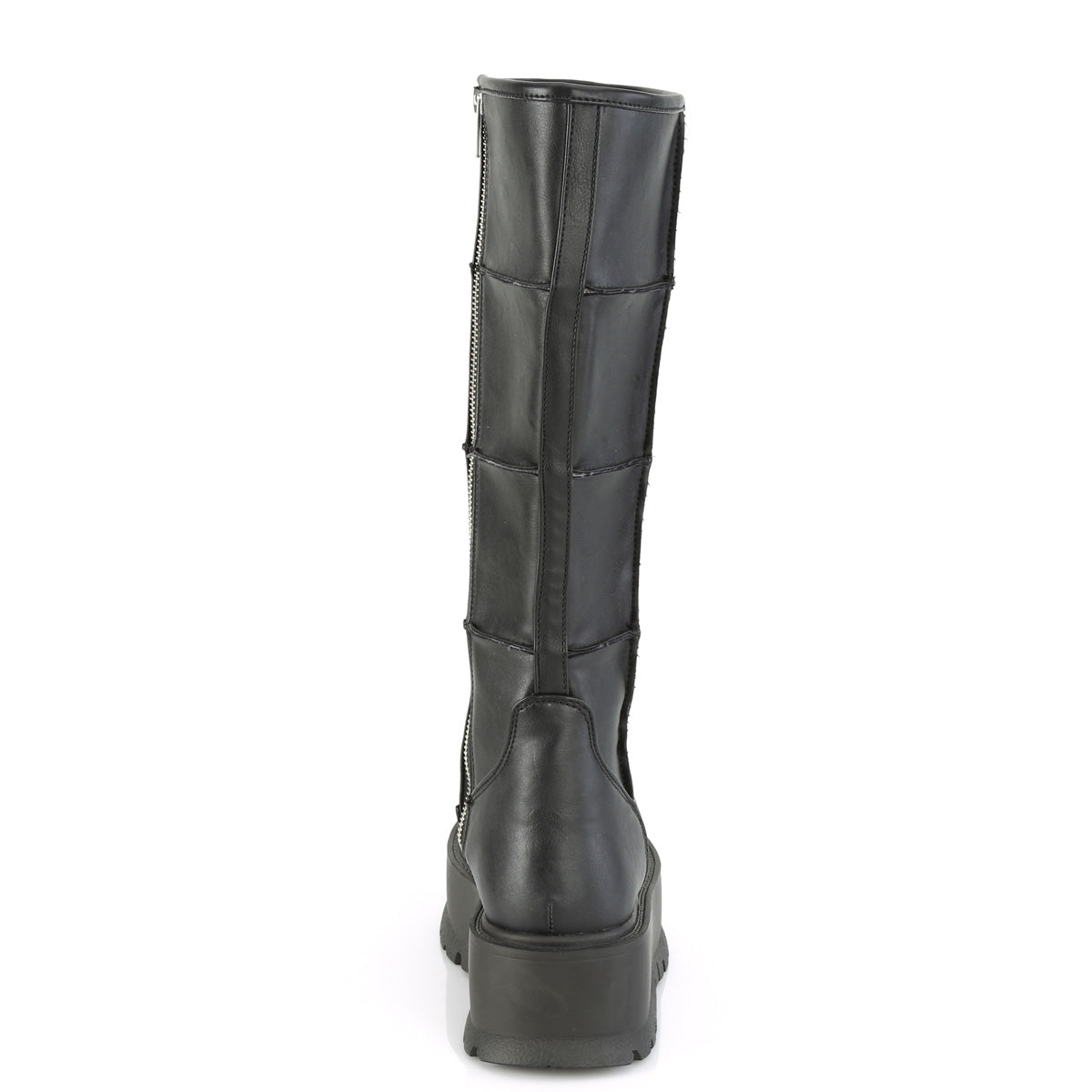DemoniaCult Bottes de femmes SLACKER-230 Cuir végétalien BLK