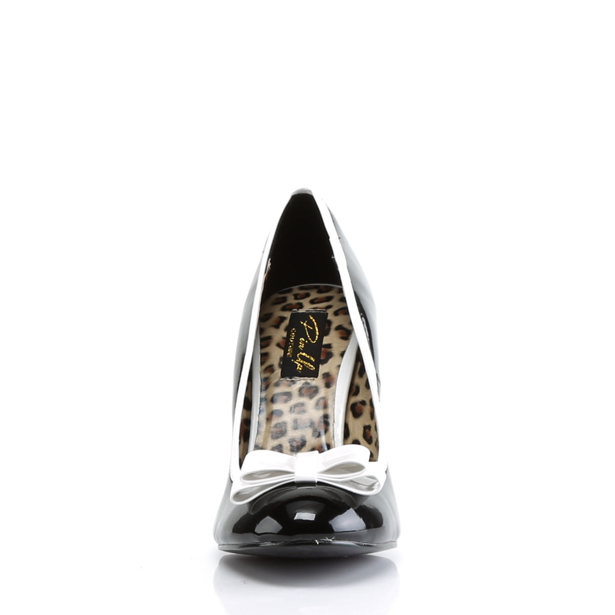 Pin Up Couture Pompes pour femmes SMITTEN-01 blk-wht pat