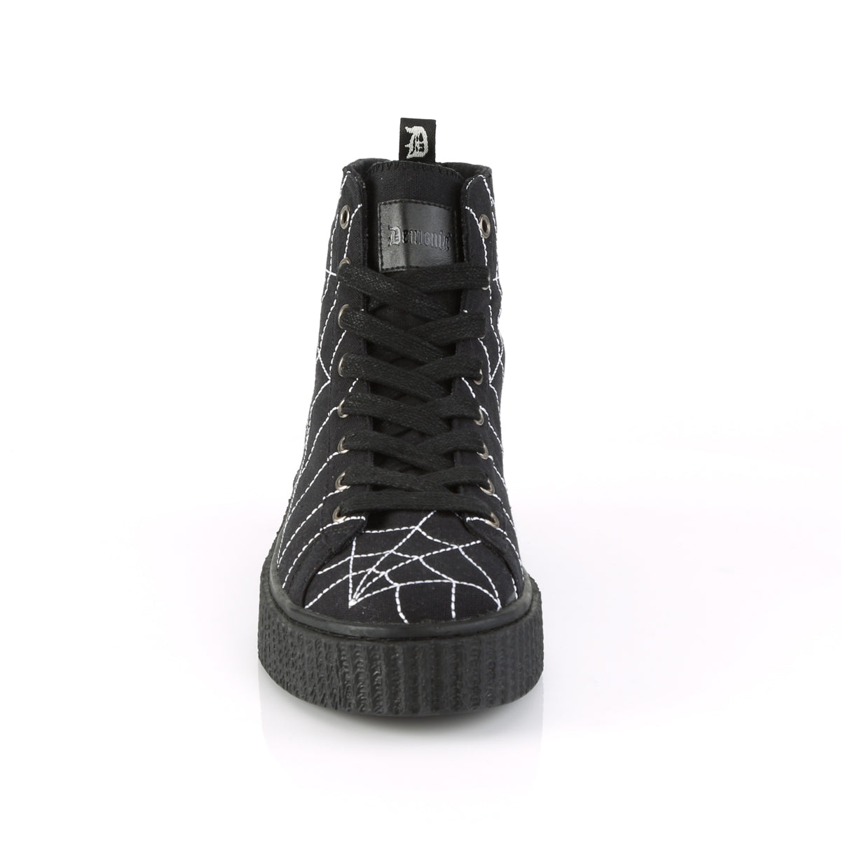 DemoniaCult Bottines pour hommes SNEEKER-250 toile BLK