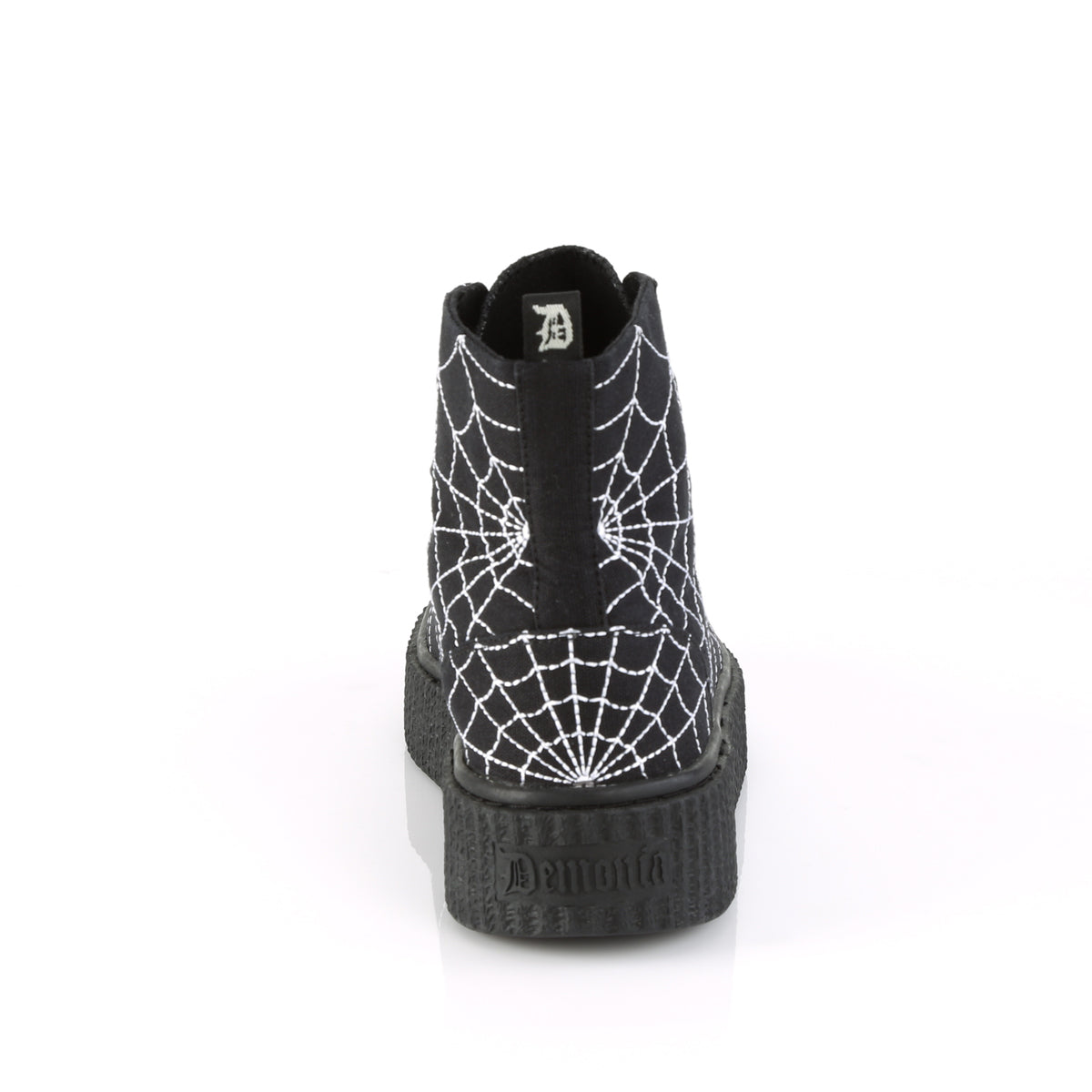 DemoniaCult Bottines pour hommes SNEEKER-250 toile BLK