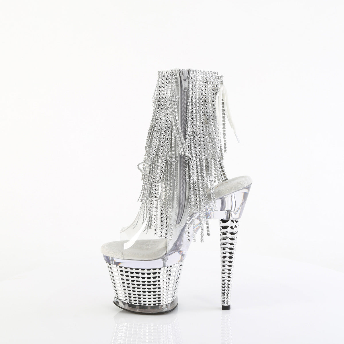 Pleaser SPECTATOR-1017RSF Clr-Slv/Clr-Slv Chrome